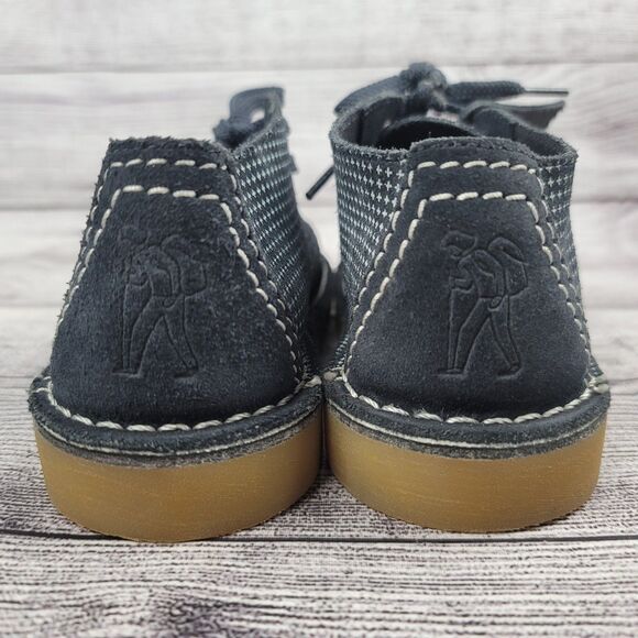 Clarks Kids Desert Trek O Navy Combi 26168043 Size 1 W - Picture 5 of 9